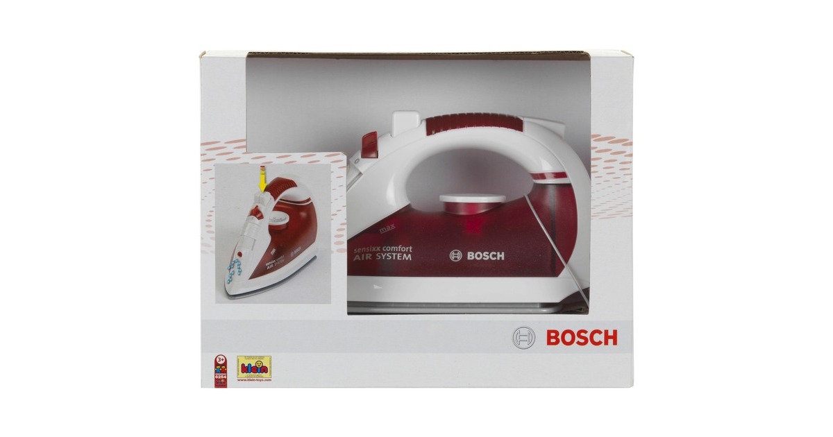 Theo Klein Bosch Bügeleisen, Kinderhaushaltsgerät(weiß/rot)
