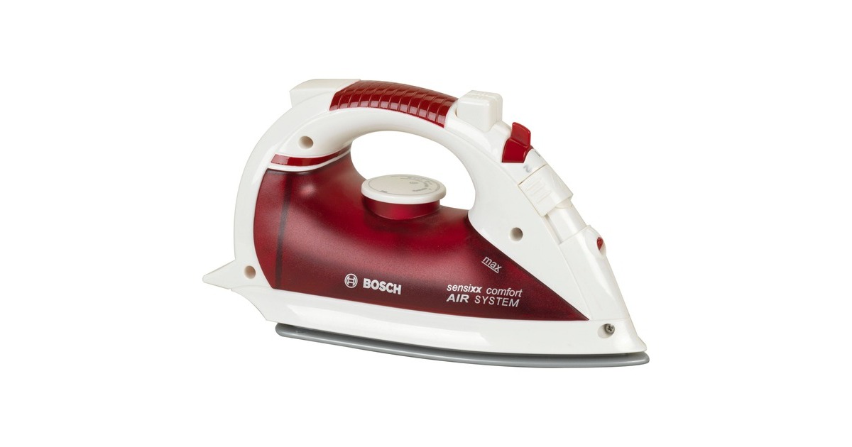 Theo Klein Bosch Bügeleisen, Kinderhaushaltsgerät(weiß/rot)
