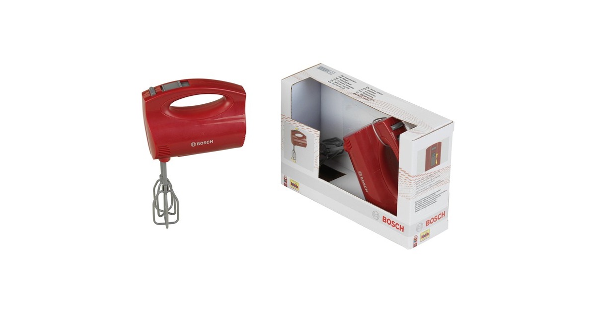 Theo Klein Bosch Handmixer, Kinderhaushaltsgerät(rot/grau)