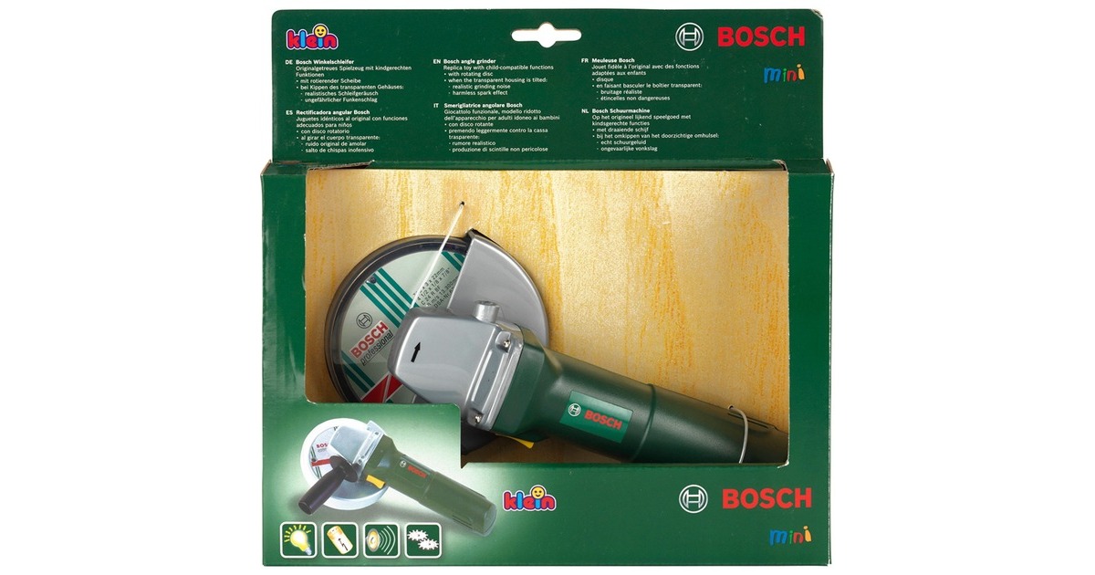 Theo Klein Bosch Winkelschleifer, Kinderwerkzeug(grün)
