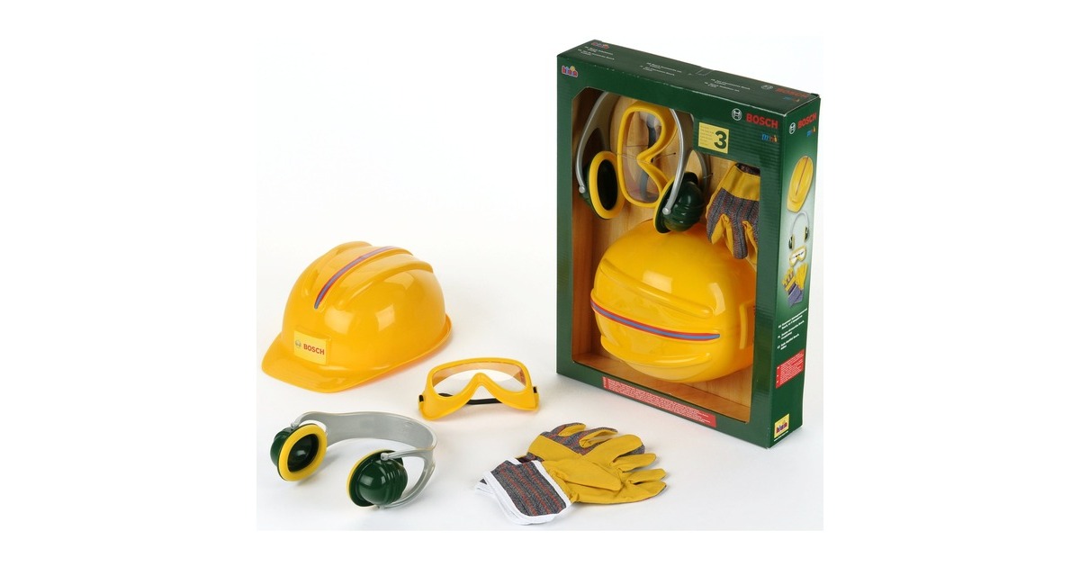 Theo Klein Bosch Zubehör Set 4-teilig, Kinderwerkzeug(gelb)