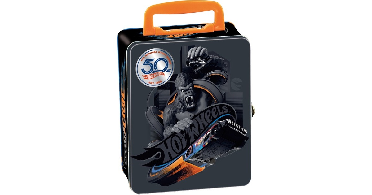 Theo Klein Hot Wheels Autosammlerkoffer groß(schwarz, Jubiläumsausgabe ) Theo Klein Hot Wheels Autosammlerkoffer groß(schwarz, Jubiläumsausgabe )