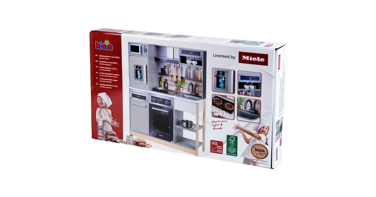 Theo Klein Miele Family Holz-Küche, Spielküche(grau)