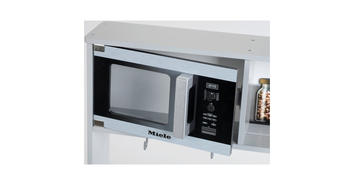 Theo Klein Miele Holz-Spielzeugküche, Spielküche(hellgrau)