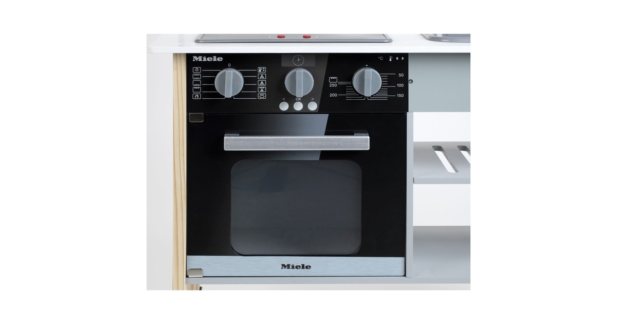 Theo Klein Miele Holz-Spielzeugküche, Spielküche(hellgrau)