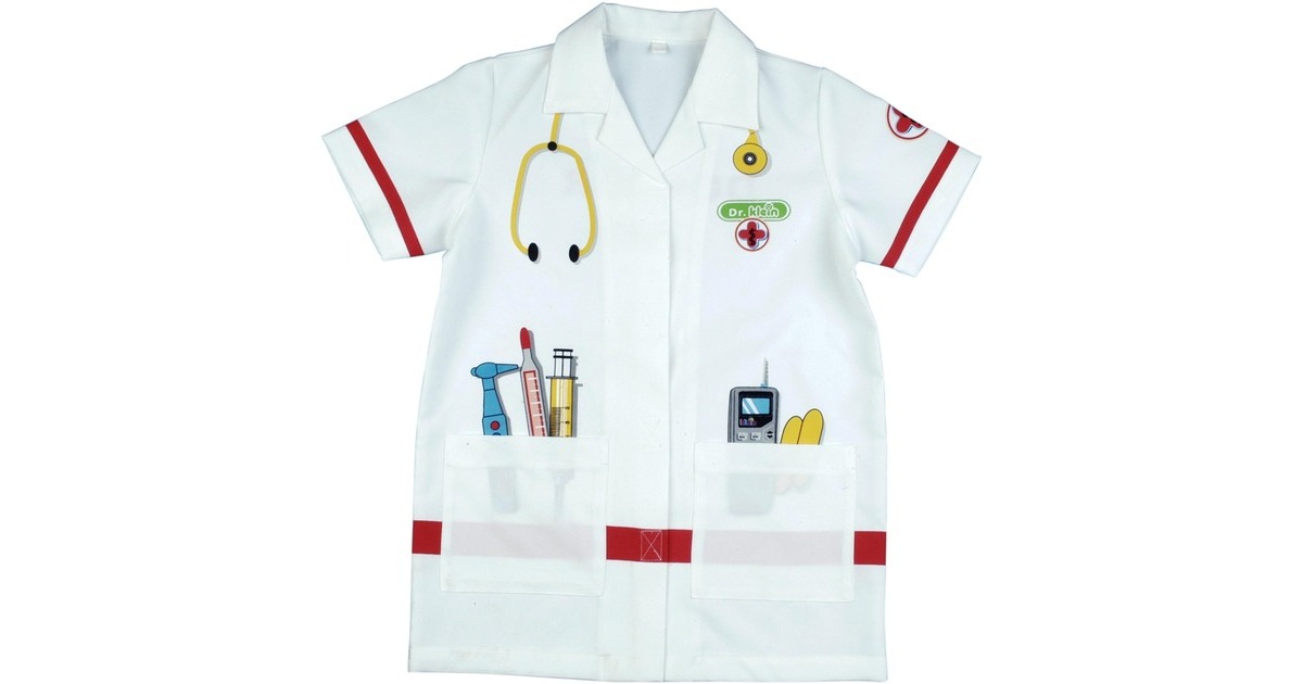 Theo Klein Prestige Arztkittel, Rollenspiel(weiß/rot)