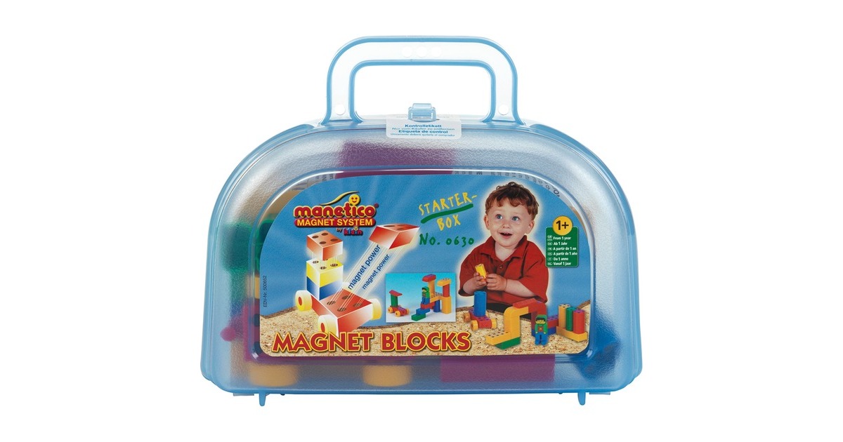 Theo Klein Starter-Box Manetico Koffer, Bausteine(klein)