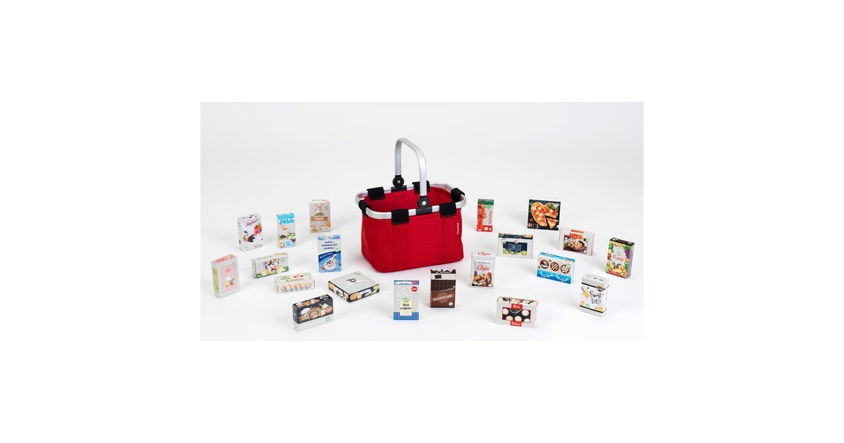 Theo Klein reisenthel carrybag mini gefüllt, Rollenspiel(rot/aluminium)