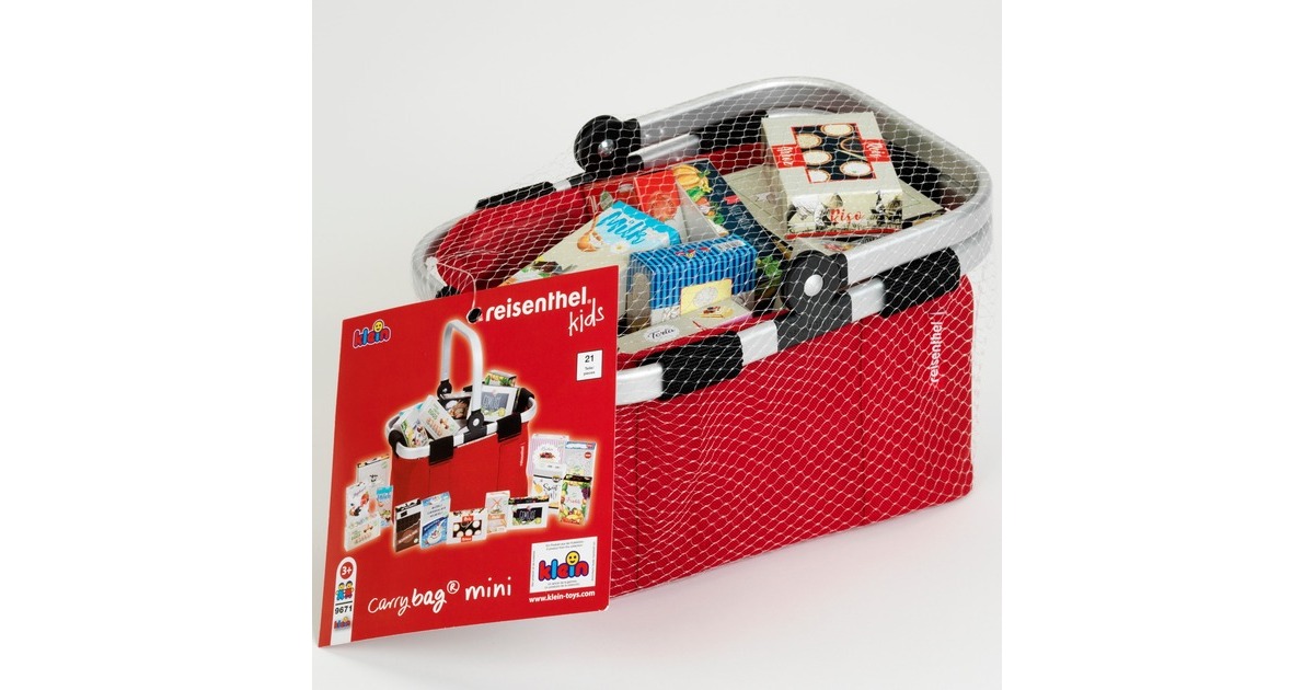 Theo Klein reisenthel carrybag mini gefüllt, Rollenspiel(rot/aluminium)