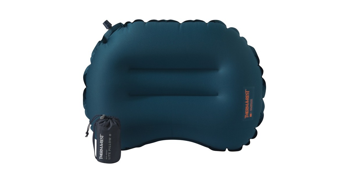 Therm-a-Rest Air Head Lite Large, Camping-Kissen(blau, Deep Pacific)