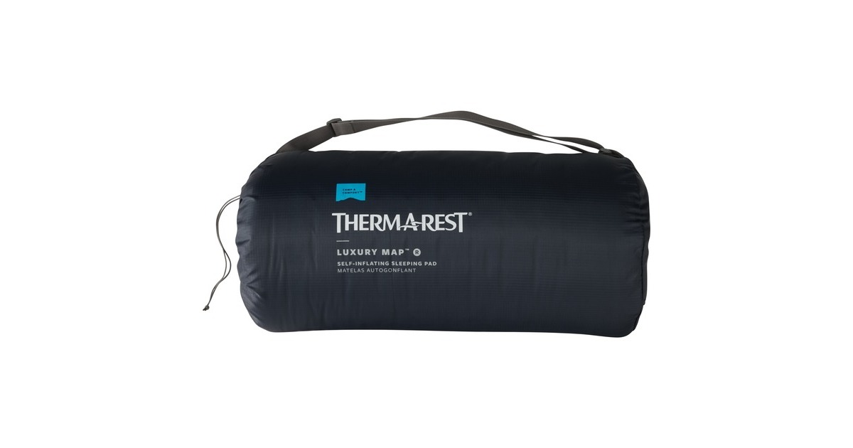 Therm-a-Rest LuxuryMap XLarge 13280, Camping-Matte(blau, Poseidon Blue)