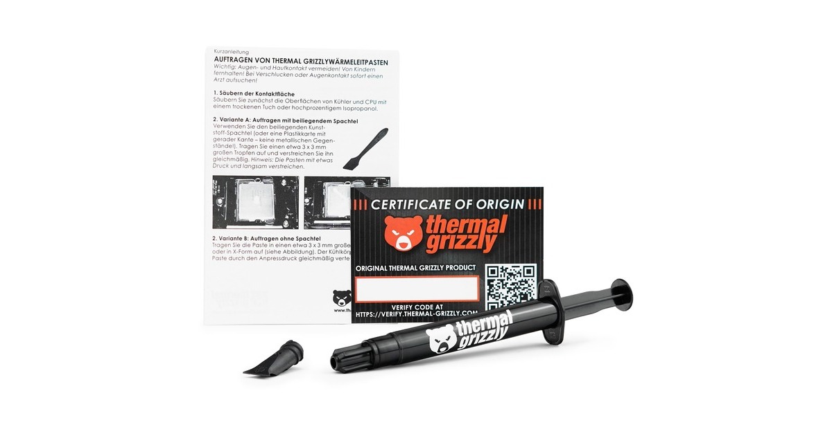 Thermal Grizzly Aeronaut - 3,9g / 1,5ml, Wärmeleitpasten