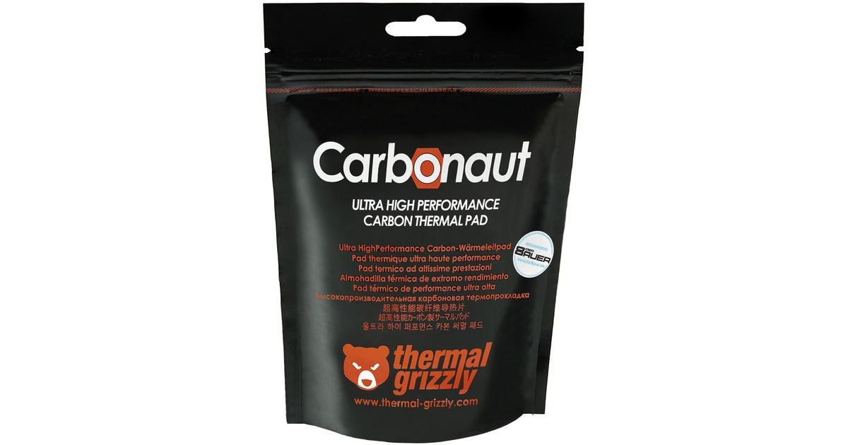Thermal Grizzly Carbonaut 25x25x0,2 mm, Wärmeleitpads