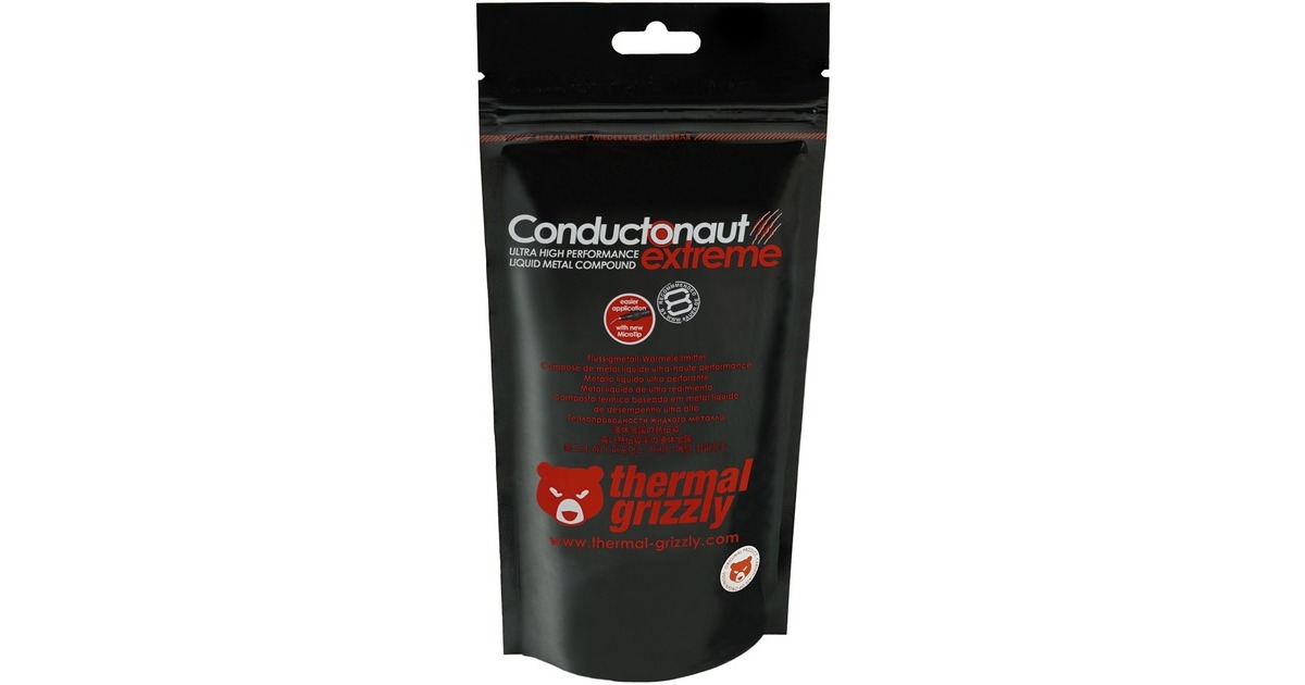 Thermal Grizzly Conductonaut Extreme 5 g, Wärmeleitpasten(silber)