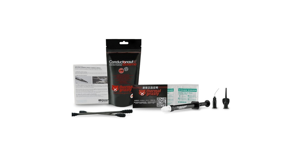 Thermal Grizzly Conductonaut Extreme 5 g, Wärmeleitpasten(silber)