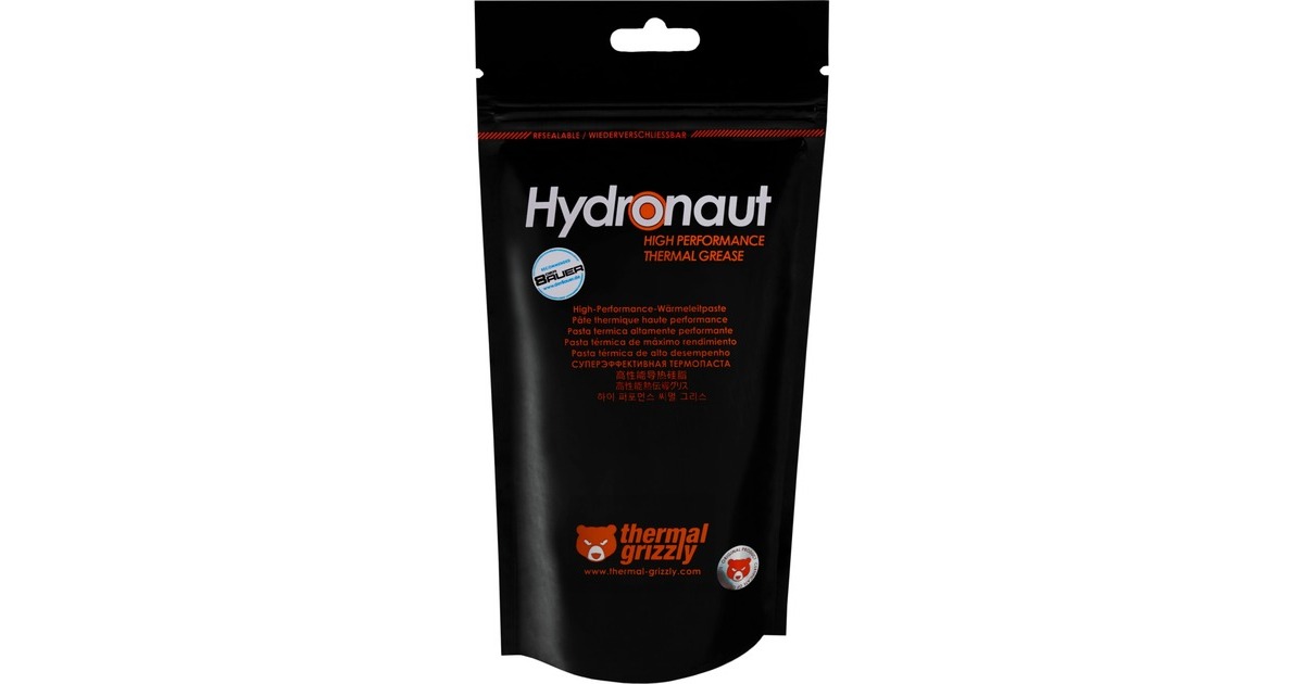 Thermal Grizzly Hydronaut 26 g / 10 ml, Wärmeleitpasten(silber)