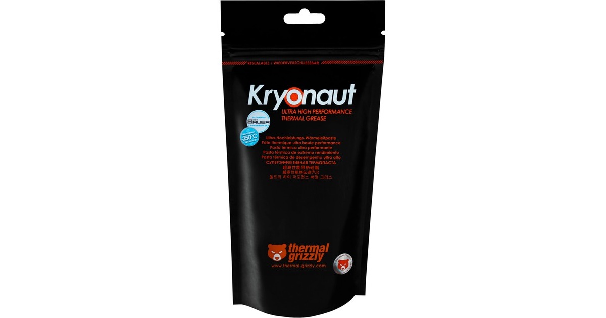 Thermal Grizzly Kryonaut 37 g / 10 ml, Wärmeleitpasten(grau)