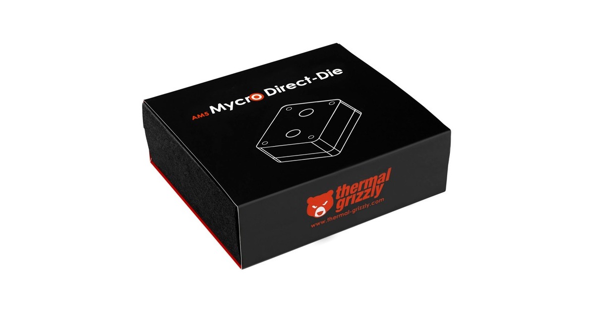 Thermal Grizzly Mycro Direct-Die, Kühlkörper(schwarz/silber)