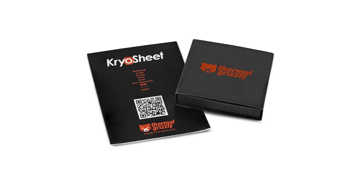 Thermal Grizzly Thermal Grizzly KryoSheet 25 x 25 mm, Wärmeleitpads(anthrazit)