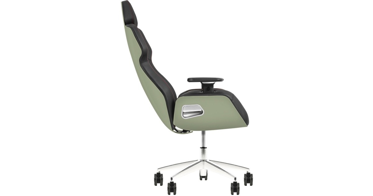 Thermaltake ARGENT E700 Design by Studio F. A. Porsche, Gaming-Stuhl(grün/schwarz, Matcha Green)