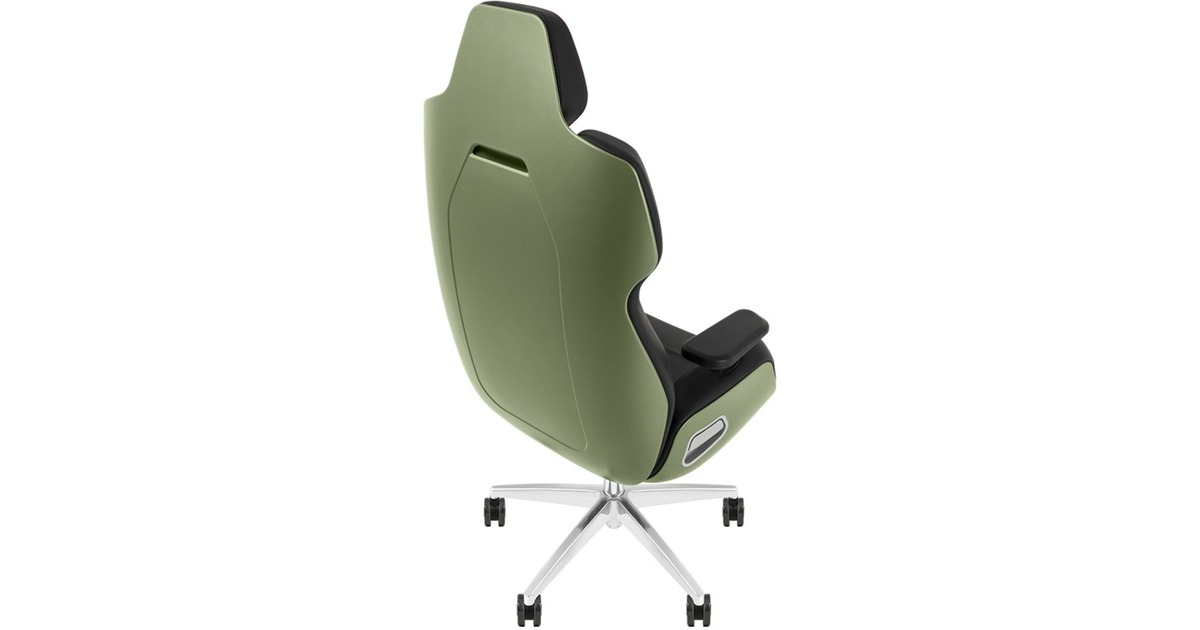 Thermaltake ARGENT E700 Design by Studio F. A. Porsche, Gaming-Stuhl(grün/schwarz, Matcha Green)