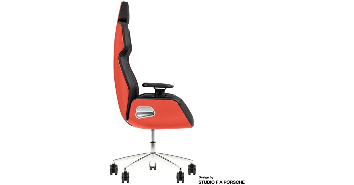 Thermaltake ARGENT E700 Design by Studio F. A. Porsche, Gaming-Stuhl(dunkelorange/schwarz, Flaming Orange)