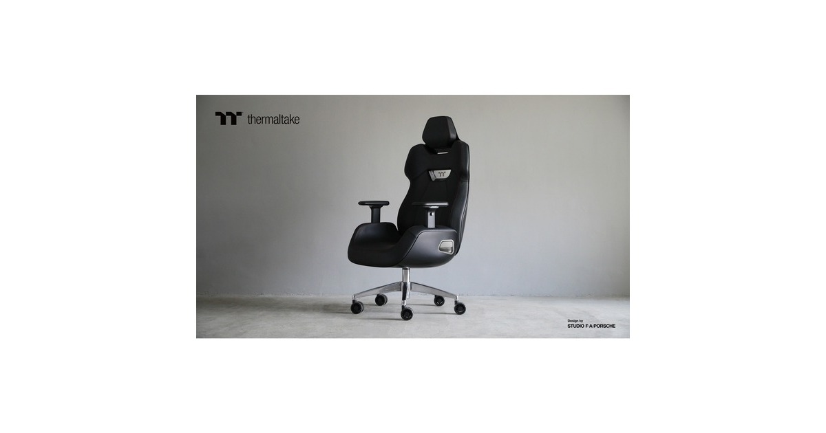 Thermaltake ARGENT E700 Design by Studio F. A. Porsche, Gaming-Stuhl(dunkelorange/schwarz, Flaming Orange)