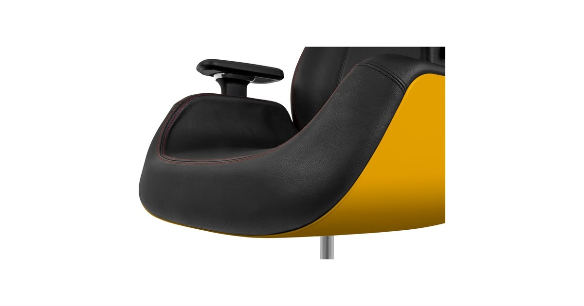 Thermaltake ARGENT E700 Design by Studio F. A. Porsche, Gaming-Stuhl(gelb/schwarz, Sanga Yellow)