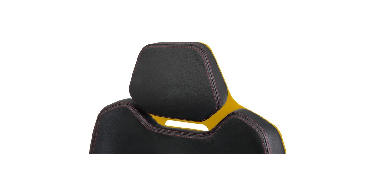 Thermaltake ARGENT E700 Design by Studio F. A. Porsche, Gaming-Stuhl(gelb/schwarz, Sanga Yellow)