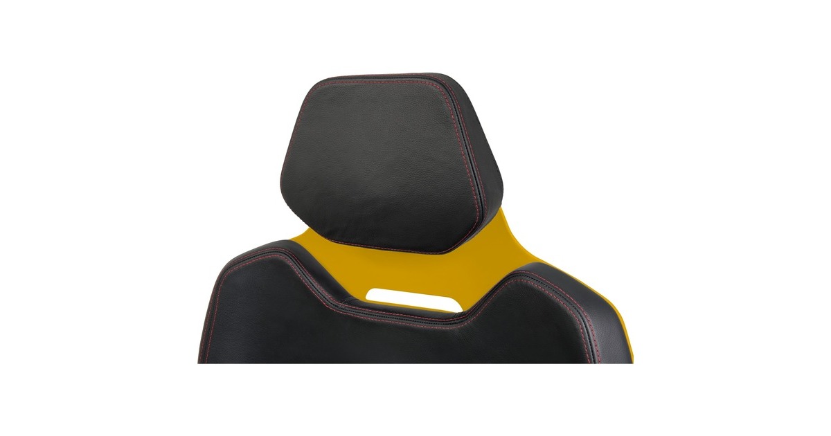 Thermaltake ARGENT E700 Design by Studio F. A. Porsche, Gaming-Stuhl(gelb/schwarz, Sanga Yellow)