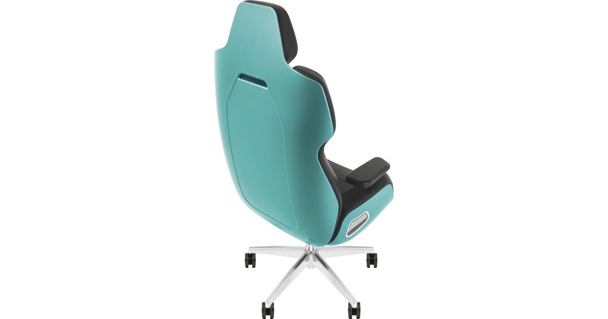 Thermaltake ARGENT E700 Design by Studio F. A. Porsche, Gaming-Stuhl(türkis/schwarz, Turquoise)