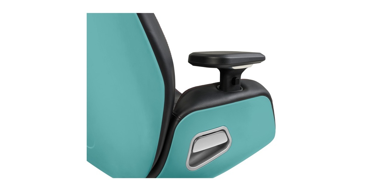 Thermaltake ARGENT E700 Design by Studio F. A. Porsche, Gaming-Stuhl(türkis/schwarz, Turquoise)