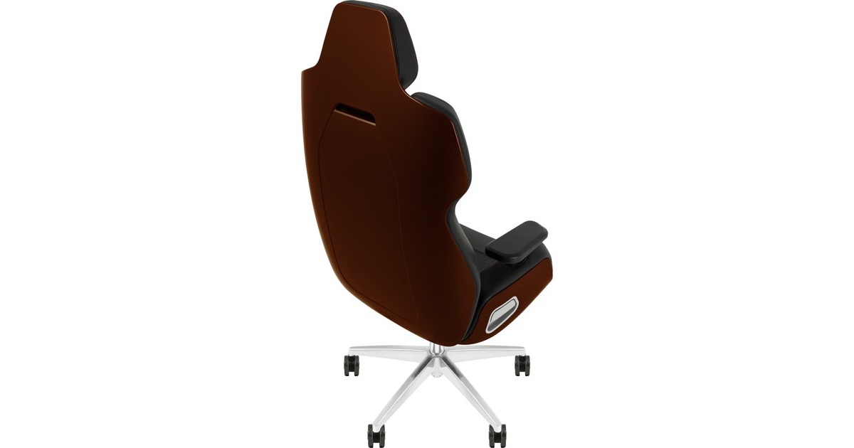 Thermaltake ARGENT E700 Design by Studio F. A. Porsche, Gaming-Stuhl(dunkelbraun/schwarz, Saddle Brown)