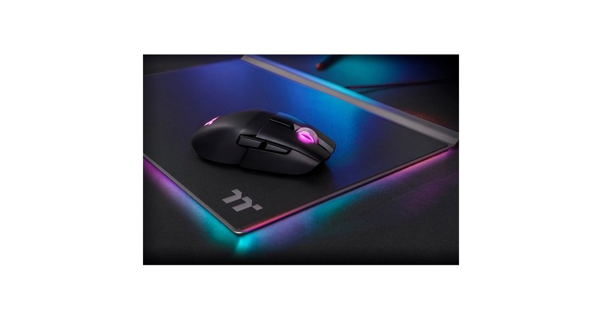 Thermaltake ARGENT M5 Wireless RGB, Gaming-Maus(schwarz)