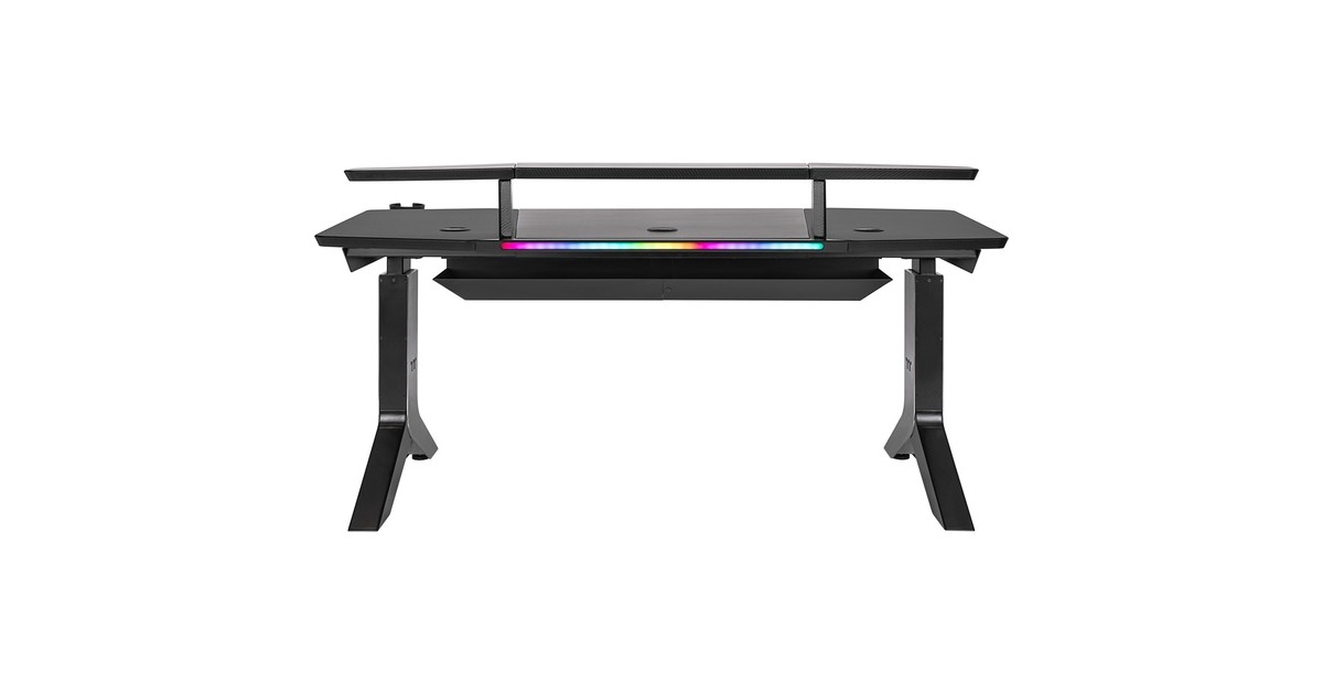 Thermaltake ARGENT P900 Smart Gaming Desk, Gaming-Tisch(schwarz)