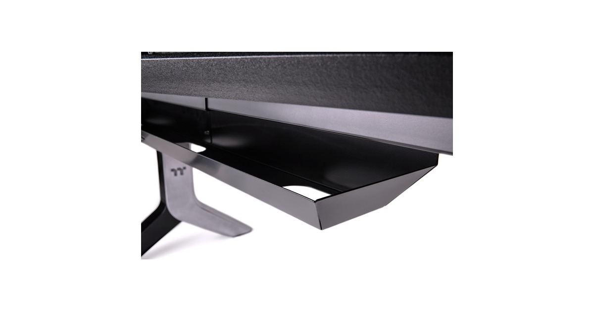 Thermaltake ARGENT P900 Smart Gaming Desk, Gaming-Tisch(schwarz)