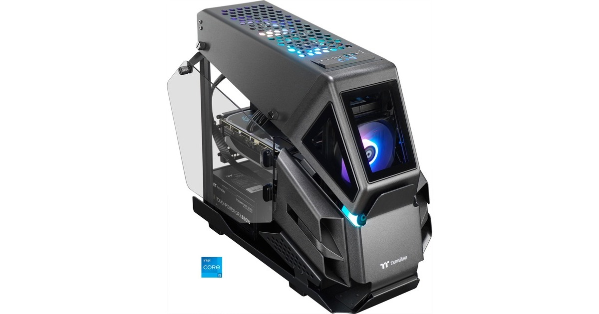 Thermaltake Amalthea V2 Black, Gaming-PC(schwarz/transparent, Windows 11 Home 64-Bit)