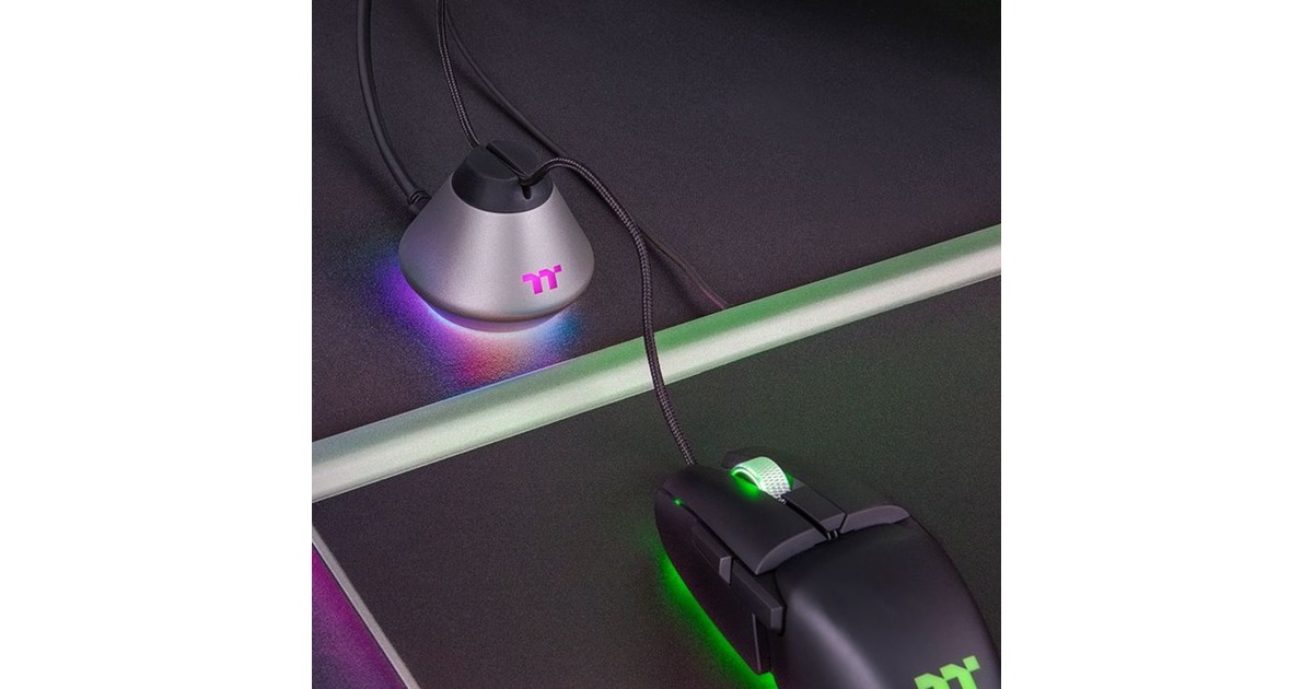 Thermaltake Argent MB1 RGB Mouse Bungee, Kabelmanagement(grau)