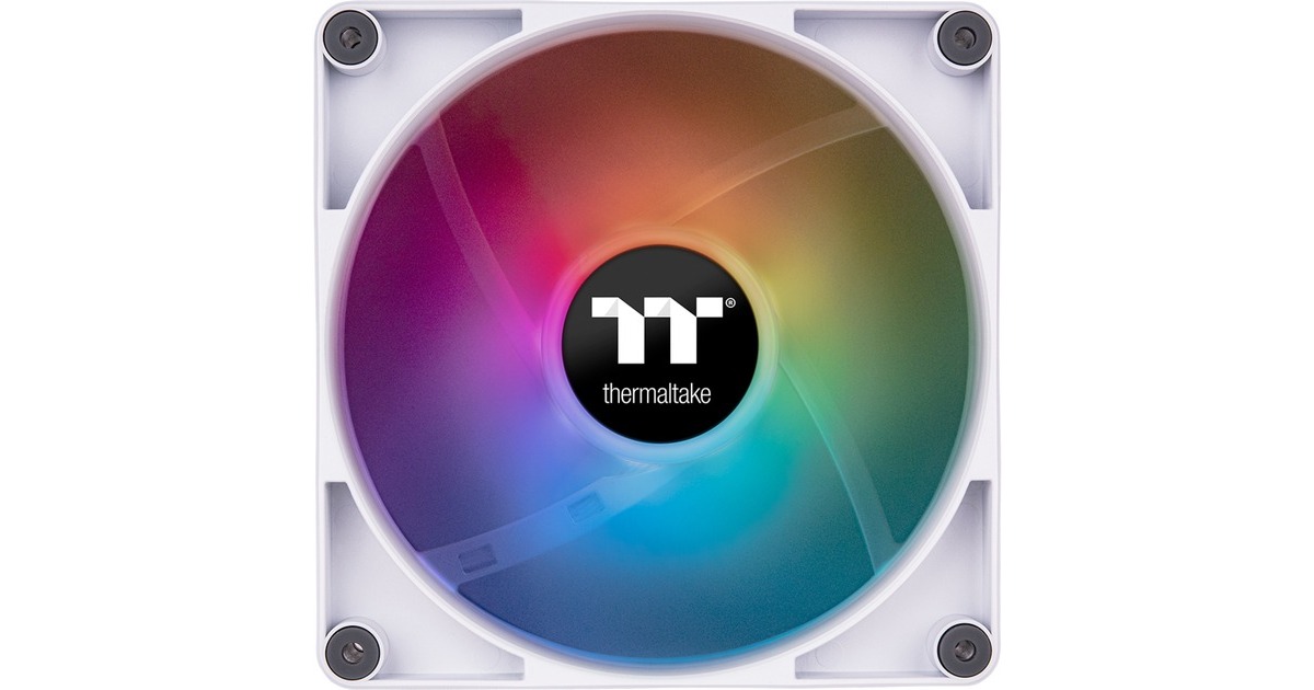 Thermaltake CT140 ARGB Sync PC Cooling Fan White, Gehäuselüfter(weiß, 2er Pack)