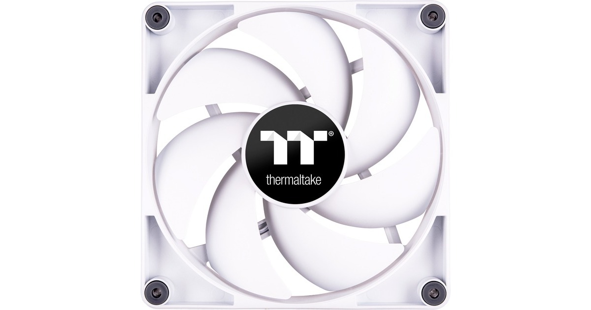 Thermaltake CT140 PC Cooling Fan White, Gehäuselüfter(weiß, 2er Pack)