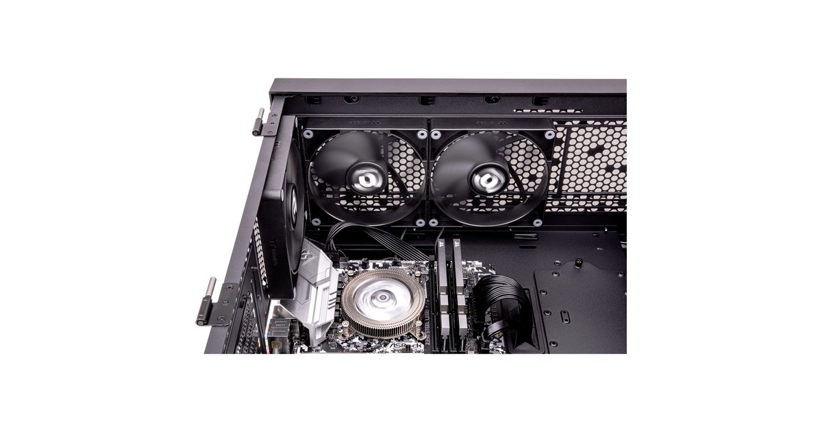 Thermaltake CT140 PC Cooling Fan, Gehäuselüfter(schwarz, 2er Pack)
