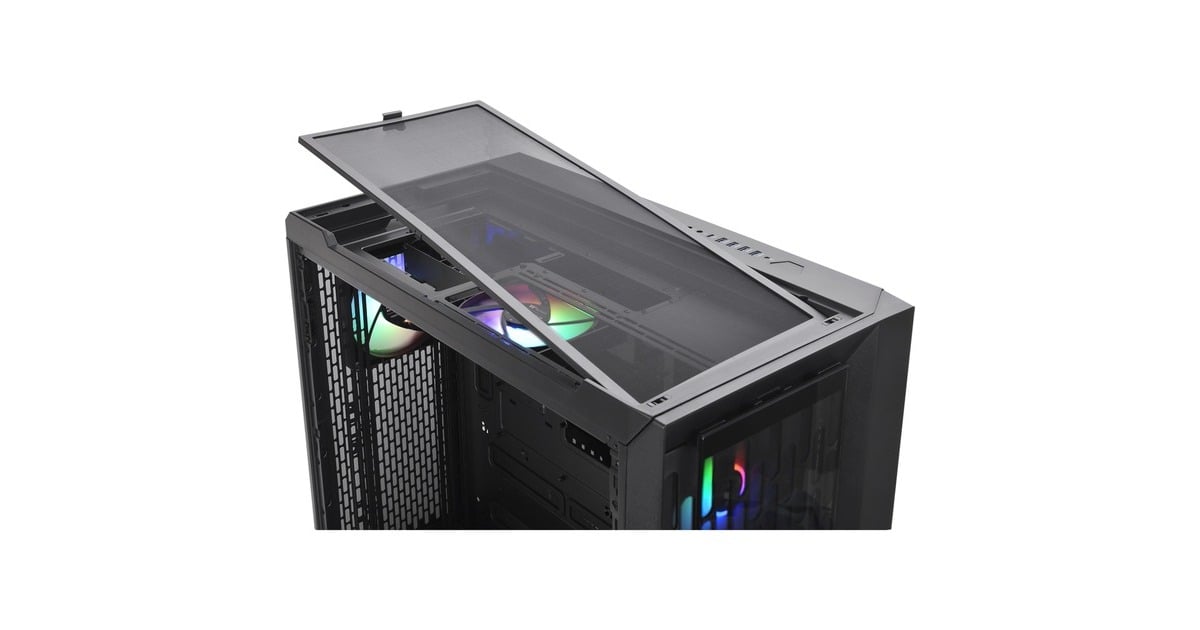 Thermaltake CTE C750 ARGB, Big-Tower-Gehäuse(schwarz, Tempered Glass)