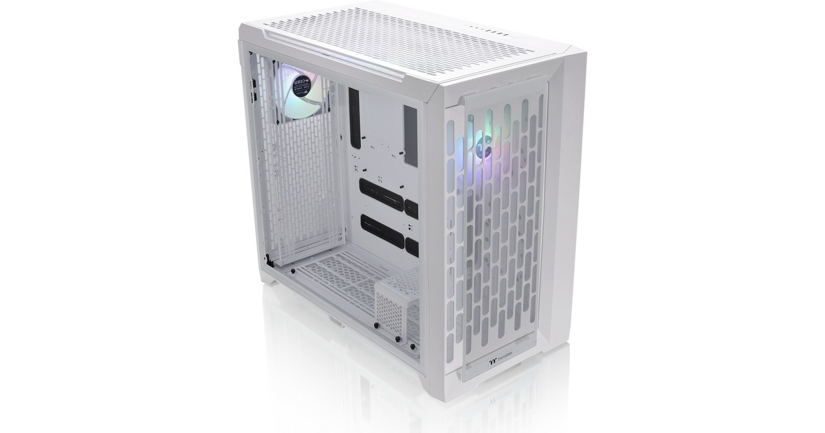Thermaltake CTE C750ARGB Snow, Big-Tower-Gehäuse(weiß, Tempered Glass)
