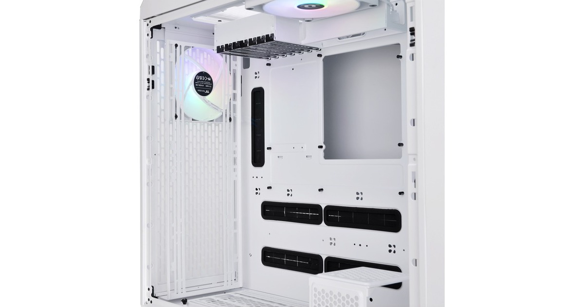 Thermaltake CTE C750ARGB Snow, Big-Tower-Gehäuse(weiß, Tempered Glass)