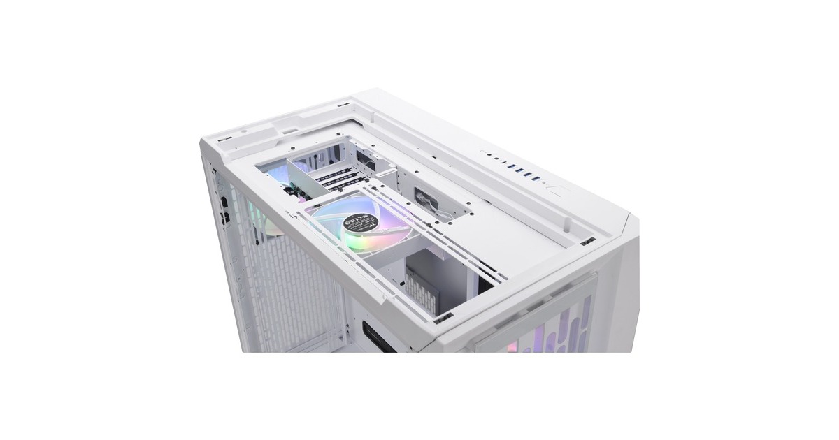 Thermaltake CTE C750ARGB Snow, Big-Tower-Gehäuse(weiß, Tempered Glass)