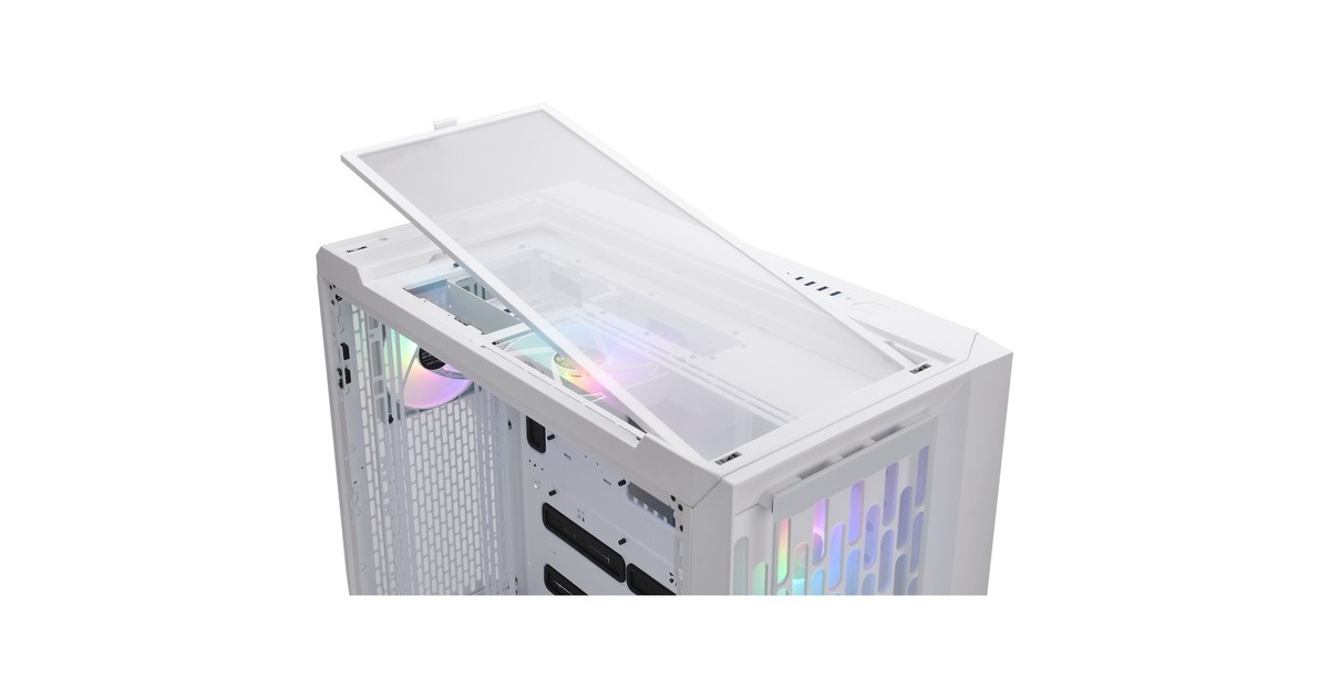 Thermaltake CTE C750ARGB Snow, Big-Tower-Gehäuse(weiß, Tempered Glass)