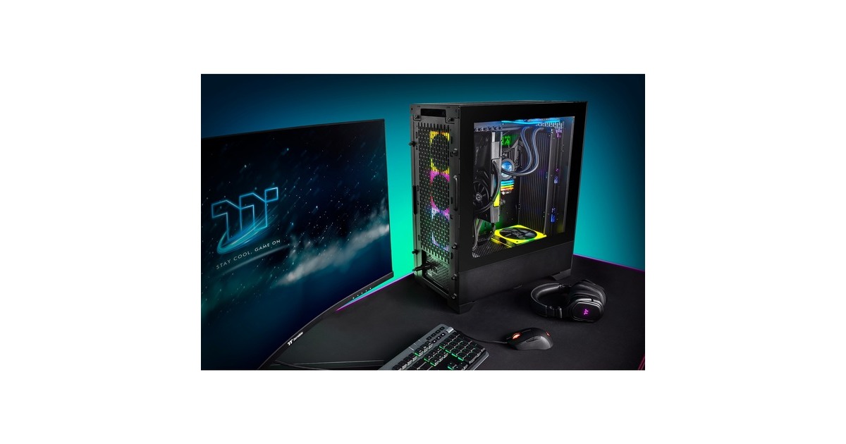 Thermaltake CTE T500 Air , Big-Tower-Gehäuse(schwarz, Tempered Glas)