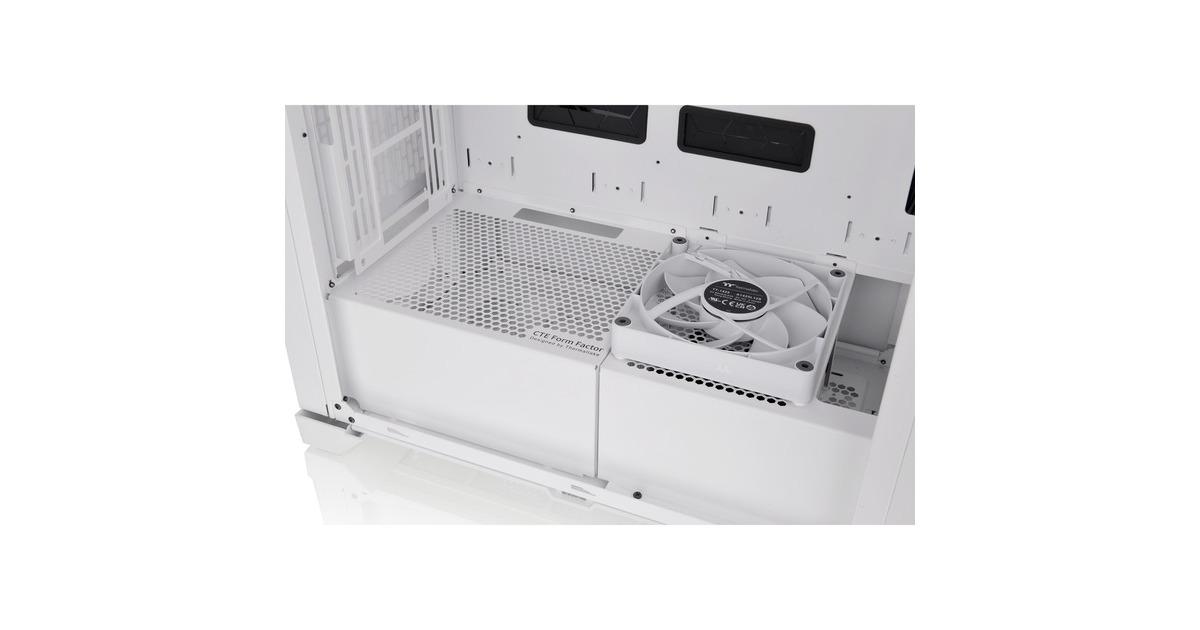 Thermaltake CTE T500 TG ARGB Snow, Big-Tower-Gehäuse(weiß, Tempered Glas)