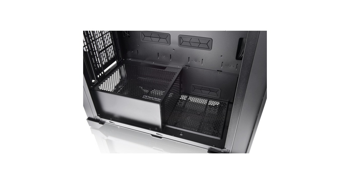 Thermaltake CTE T500 TG ARGB, Big-Tower-Gehäuse(schwarz, Tempered Glas)