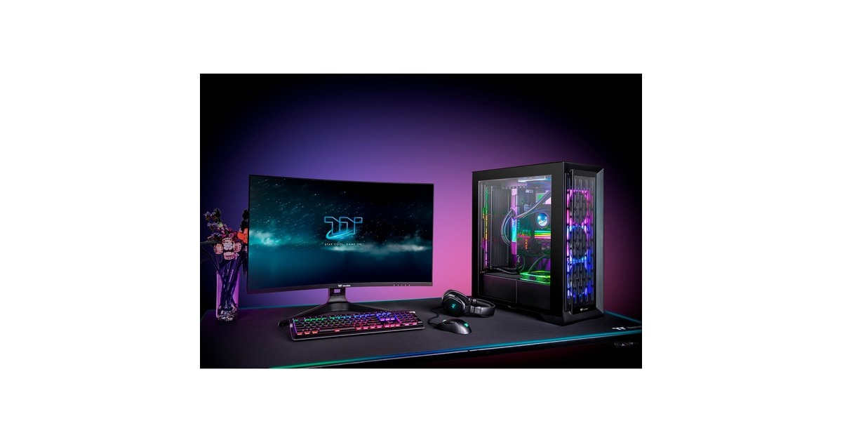 Thermaltake CTE T500 TG ARGB, Big-Tower-Gehäuse(schwarz, Tempered Glas)